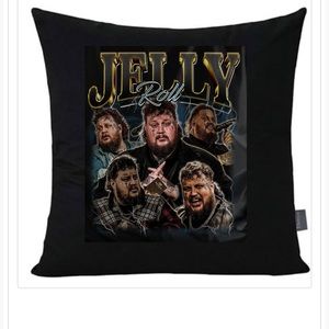 Jelly Roll throw pillow